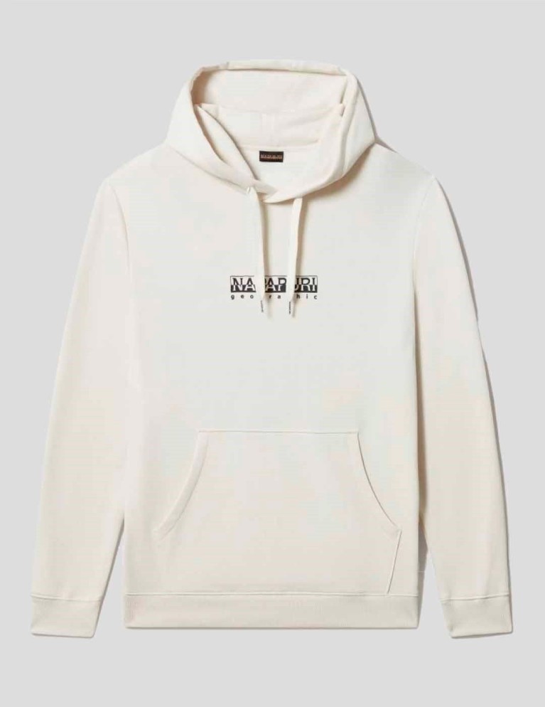 NAPAPIRI b-box hoodie bianco bisbiglia